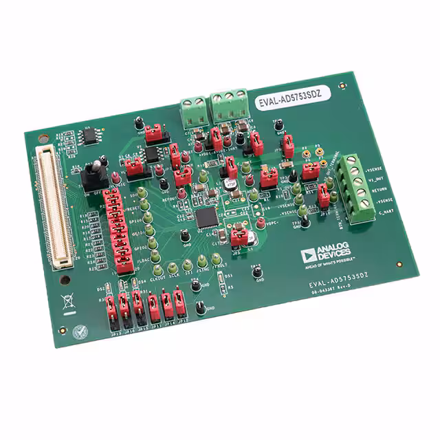 EVAL-AD5753SDZ Analog Devices Inc.  Cartes d'évaluation - Convertisseurs numériques-analogiques (DAC)